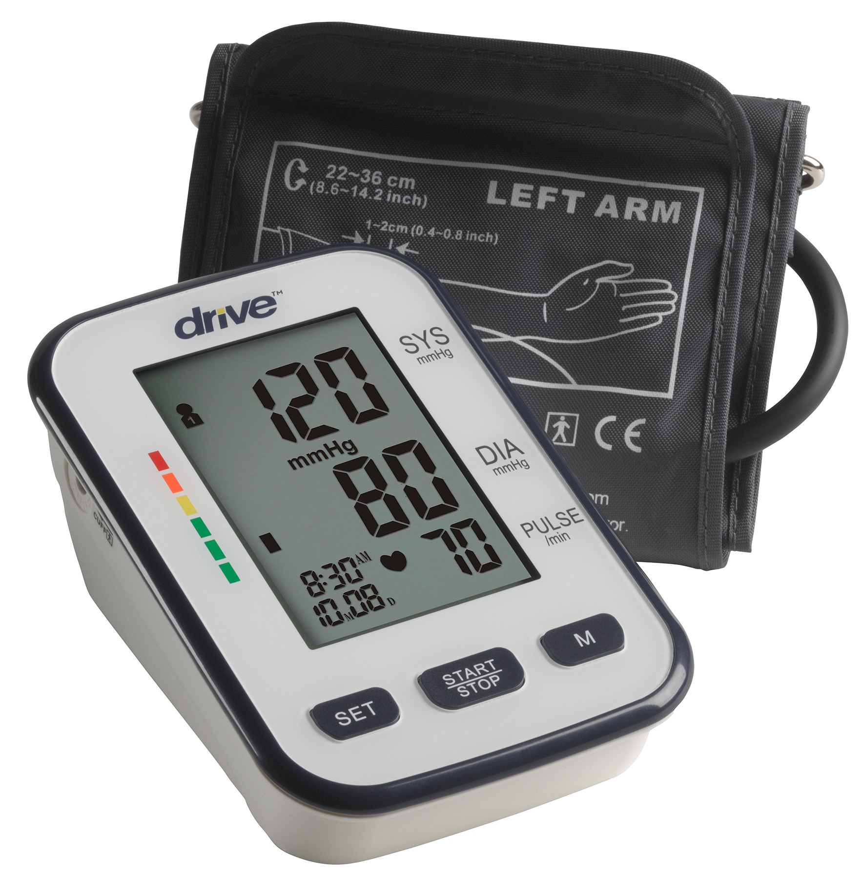 Slight Touch Fully Automatic Upper Arm Blood Pressure Monitor Large Cuff  (11.8-16.5) ST-402, with